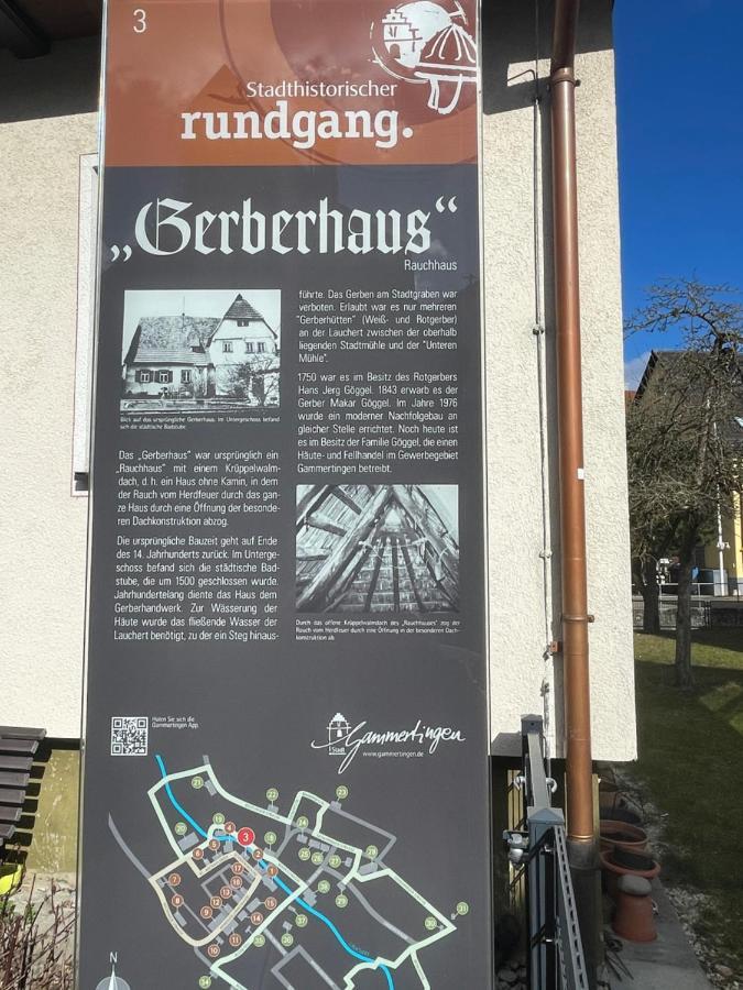 Ferienwohnung Im Gerberhaus Gammertingen Екстер'єр фото